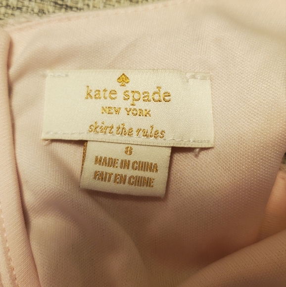 Kate Spade New York Girls' Floral Mesh Dress - Picture 5 of 7